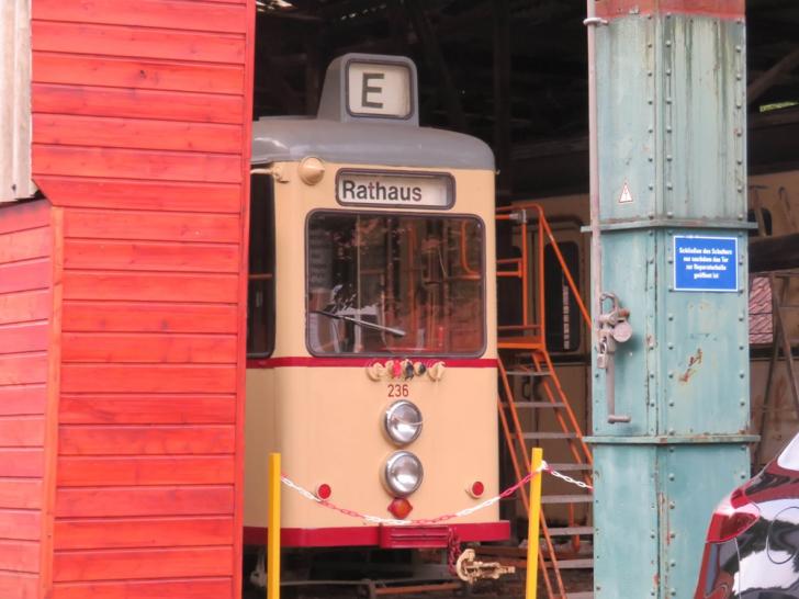 Straßenbahn im Museum