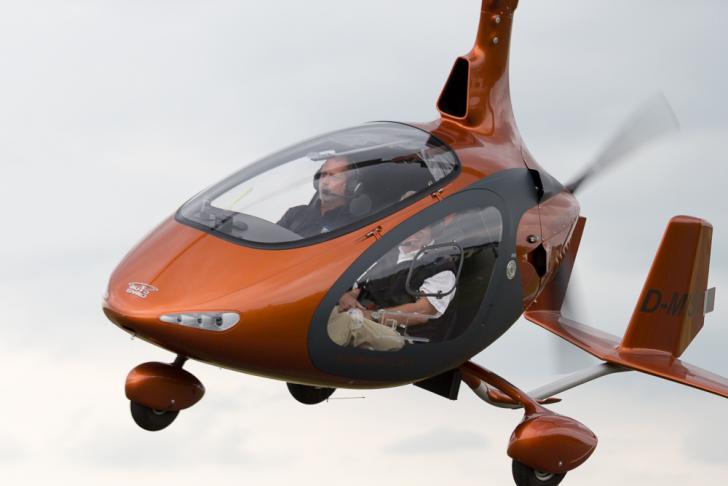 AutoGyro in der Luft