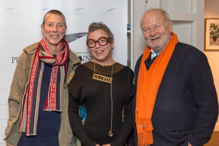 Prof. Martina Glomb mit Katharina Kümpel und Jürgen Köster