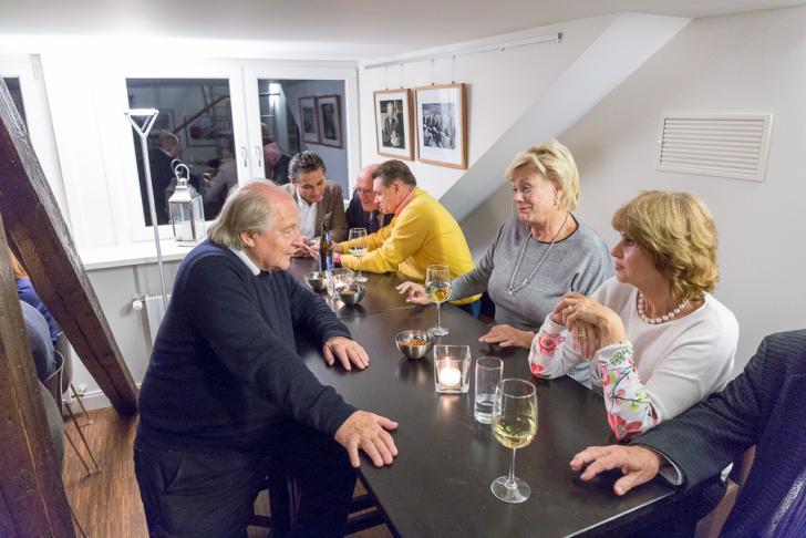 Mitglieder im Gespräch