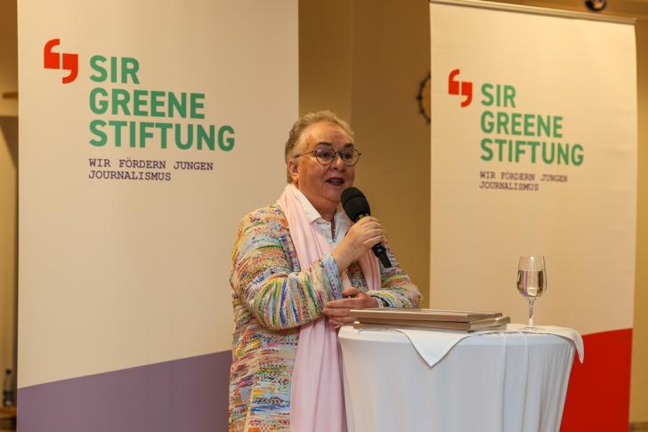 Dr. Sabine Wilp, Vorstandsvorsitzende der Sir-Greene-Stiftung