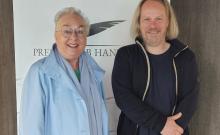 Dr. Sabine Wilp mit Lars Kompa